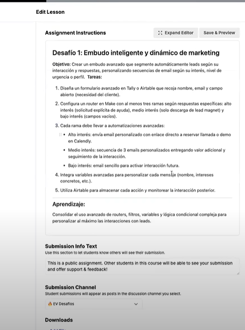 Desafío 1 del curso de  Automation IA Manager de Buildt Academy con Jonatan Dominguez y Pablo Perez Manglano